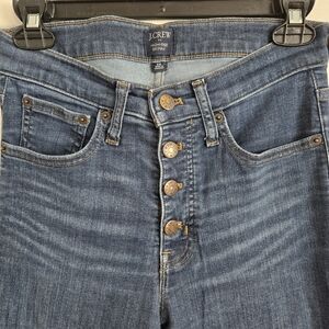 Donated-J Crew Factory High Rise Button Fly Skinny Jeans
